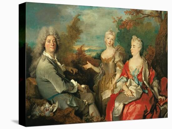 Family Portrait-Nicolas de Largilliere-Premier Image Canvas