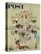 "Family Tree" Saturday Evening Post Cover, October 24,1959-Norman Rockwell-Premier Image Canvas