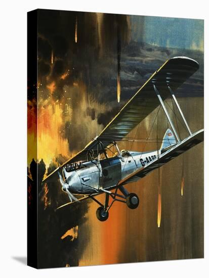 Famous Aircraft and Their Pilots: de Havilland Gipsy Moth - Jean Batten-Wilf Hardy-Premier Image Canvas