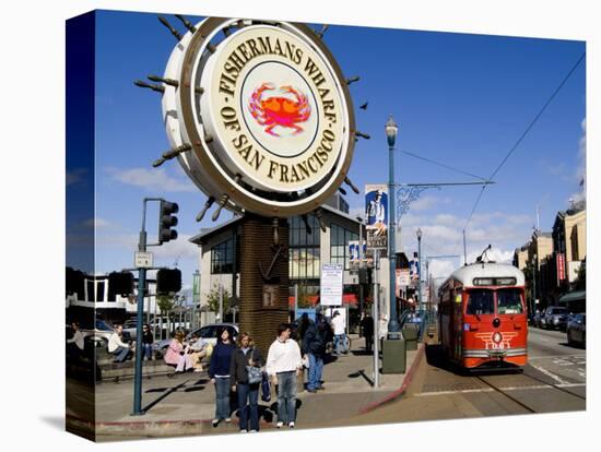 Famous Fisherman Wharf, San Francisco, California, USA-Bill Bachmann-Premier Image Canvas