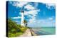 Famous Lighthouse at Cape Florida in the South End of Key Biscayne , Miami-Kamira-Premier Image Canvas