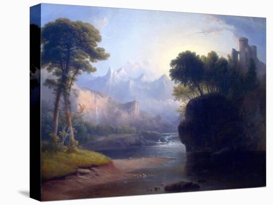 Fanciful Landscape-Thomas Doughty-Stretched Canvas