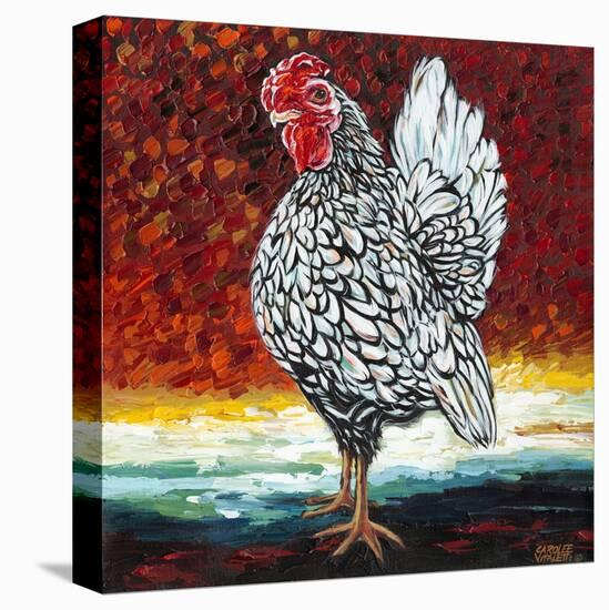 Fancy Chicken II-Carolee Vitaletti-Stretched Canvas