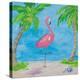 Fancy Flamingos I-Julie DeRice-Stretched Canvas