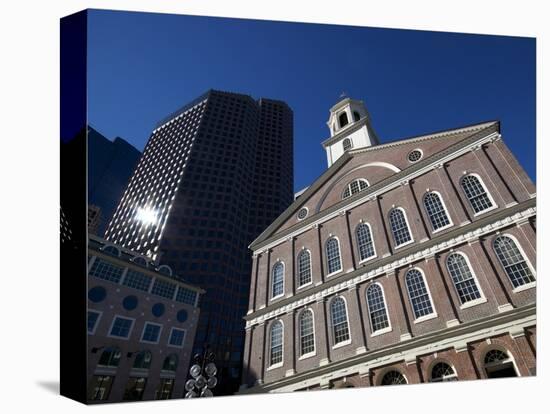 Faneuil Hall, Boston, Massachusetts, New England, USA-null-Premier Image Canvas