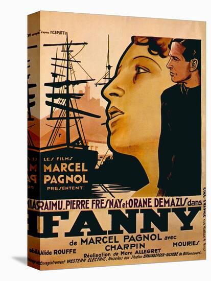 Fanny, from Left: Orane Demazis, Pierre Fresnay, 1932-null-Stretched Canvas