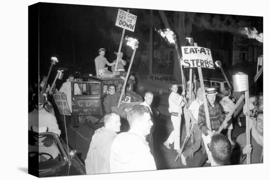 Fans at the Minnesota- Iowa Game and Football Weekend, Minneapolis, November 1960-Francis Miller-Premier Image Canvas