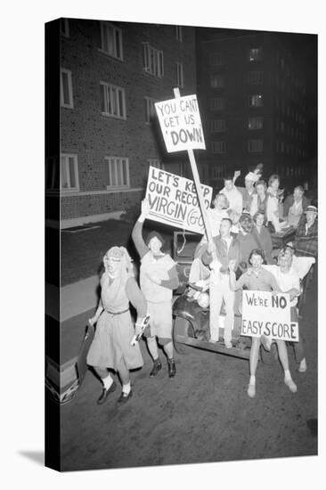 Fans at the Minnesota- Iowa Game and Football Weekend, Minneapolis, November 1960-Francis Miller-Premier Image Canvas