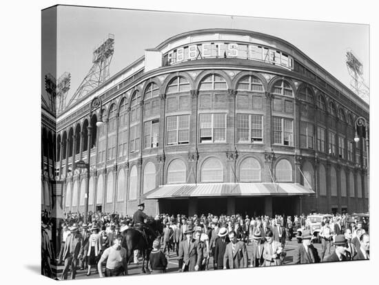 Fans Leaving Ebbets Field after Brooklyn Dodgers Game. June, 1939 Brooklyn, New York-David Scherman-Premier Image Canvas