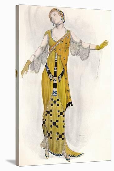 Fantaisie Sur Le Costume Moderne, Dione, C1910-Leon Bakst-Premier Image Canvas