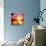 Fantasy Beautiful Sunset And Wooden Pier-frenta-Stretched Canvas displayed on a wall