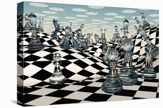 Fantasy Chess-rolffimages-Stretched Canvas