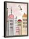 Fantasy Cityscape with Flying Nanny-Effie Zafiropoulou-Premier Image Canvas