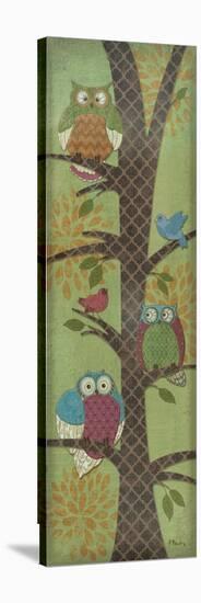 Fantasy Owls Panel I-Paul Brent-Stretched Canvas