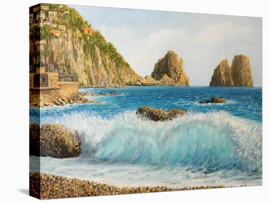 Faraglioni On Island Capri-kirilstanchev-Stretched Canvas