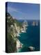 Faraglioni Rocks, Capri, Bay of Naples, Campania, Italy-Walter Bibikow-Premier Image Canvas