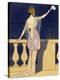 Farewell at Night, Design for an Evening Dress by Paquin-Georges Barbier-Premier Image Canvas