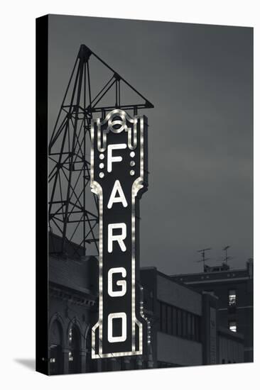 Fargo Theater Sign, Fargo, North Dakota, USA-Walter Bibikow-Premier Image Canvas