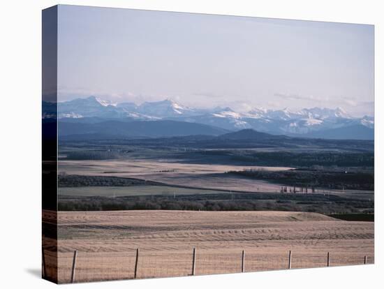 Farm Fields - Rockies, Foothills, Banff, Calgary-null-Premier Image Canvas