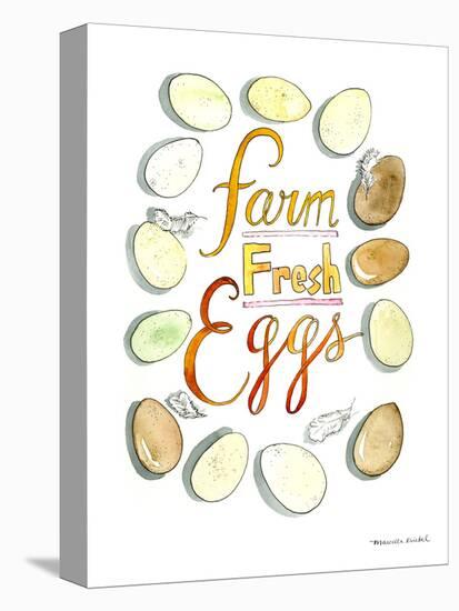 Farm Fresh Eggs-Marcella Kriebel-Stretched Canvas