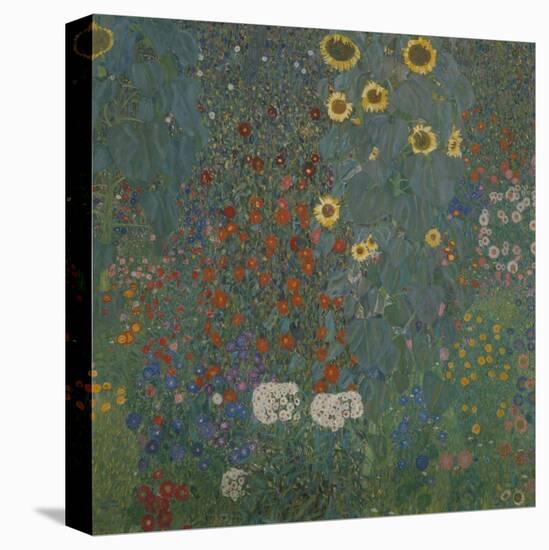 Farm Garden with Sunflowers, 1905/06-Gustav Klimt-Premier Image Canvas