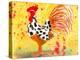 Farm House Rooster IV-Beverly Dyer-Stretched Canvas