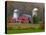 Farm Landscape in Fall Color, Arlington, Vermont, USA-Joe Restuccia III-Premier Image Canvas