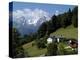 Farm Near Maria Gern and Watzmann, Berchtesgadener Land, Bavaria, Germany, Europe-Hans Peter Merten-Premier Image Canvas
