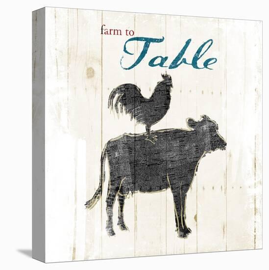 Farm To Chicken Cow-OnRei-Stretched Canvas