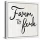 Farm to Fork-Lauren Gibbons-Stretched Canvas