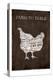 Farm To Table Chicken-Jace Grey-Stretched Canvas