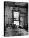 Farmer's Daughter Delphaline, Reading a Book as She Lies on Iron Bed in Her Bedroom-Alfred Eisenstaedt-Premier Image Canvas