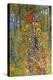 Farmers Garden with Crucifix-Gustav Klimt-Stretched Canvas