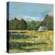 Farmhouse Across the Meadow-Sue Schlabach-Stretched Canvas