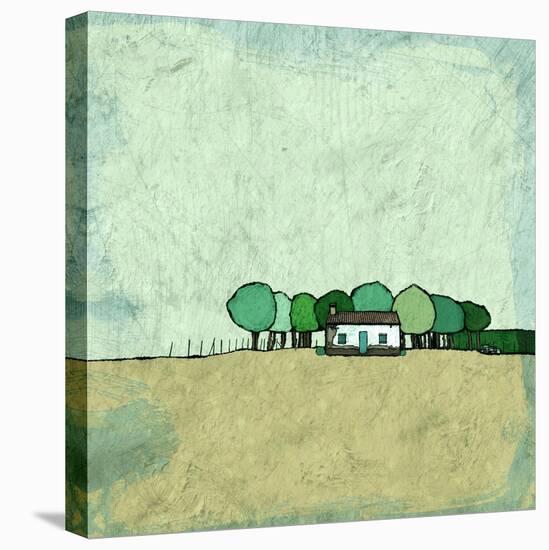 Farmhouse on the Edge-Ynon Mabat-Stretched Canvas
