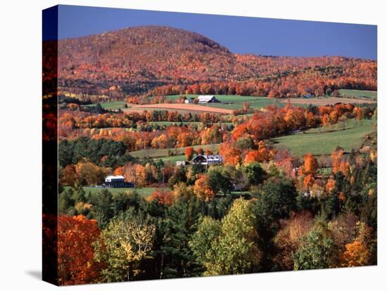 Farmland near Pomfret, Vermont, USA-Charles Sleicher-Premier Image Canvas