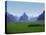 Farmland with the Famous Limestone Mountains of Guilin, Guangxi Province, China-Charles Sleicher-Premier Image Canvas