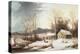 Farmstead in Winter, 1860-Frederic Edwin Church-Premier Image Canvas