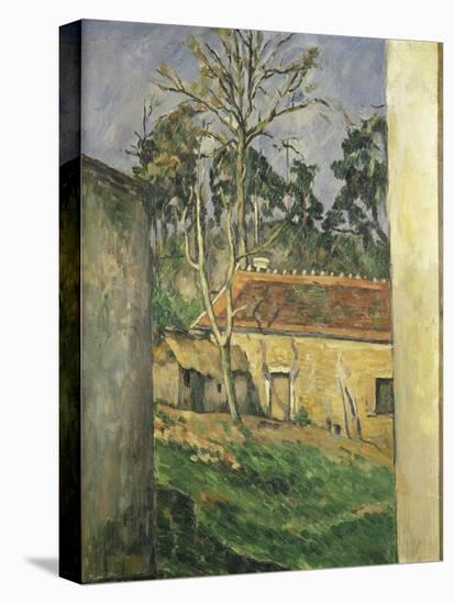 Farmyard at Auvers, 1879-80-Paul Cézanne-Premier Image Canvas