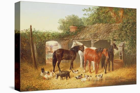 Farmyard Companions-John Frederick Herring Jnr-Premier Image Canvas