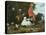 Farmyard Fowls with Pigeons-Melchior de Hondecoeter-Premier Image Canvas