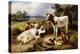 Farmyard Friends, 1923-Walter Hunt-Premier Image Canvas