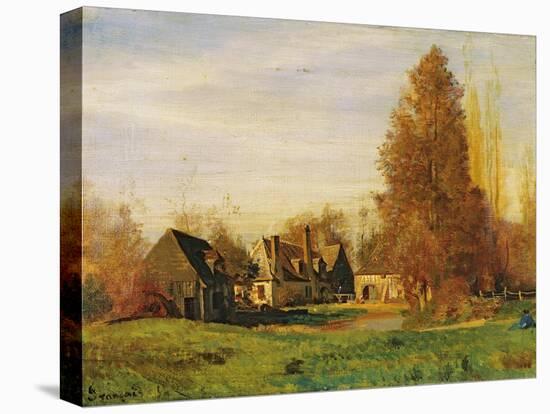 Farmyard-Francois Louis Francais-Premier Image Canvas