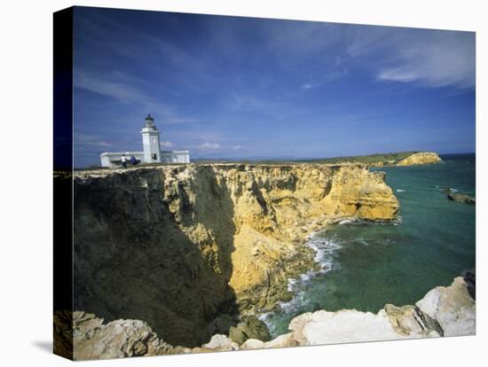 Faro De Cabo Rojo Lighthouse, The Pasaje De La Mona, Puerto Rico-Ellen Clark-Premier Image Canvas