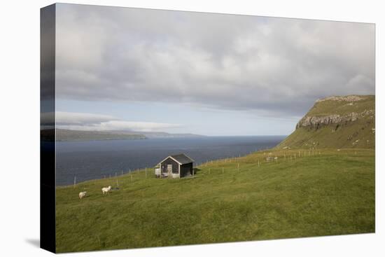 Faroes, Sandoy, house-olbor-Premier Image Canvas