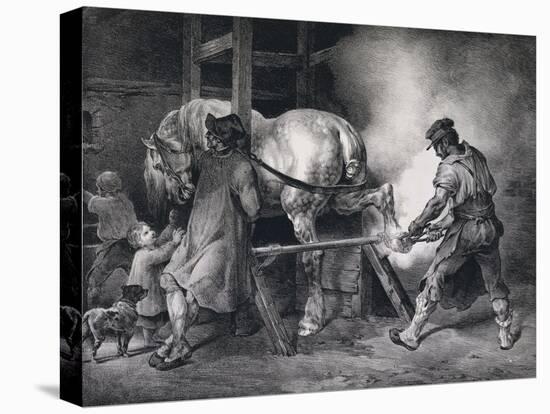 Farrier at Work-Stapleton Collection-Premier Image Canvas