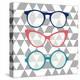 Fashion Glasses-Bella Dos Santos-Stretched Canvas