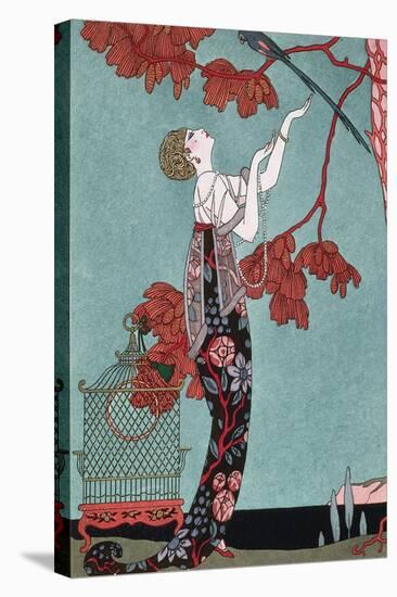 Fashion Illustration, 1914-Georges Barbier-Stretched Canvas