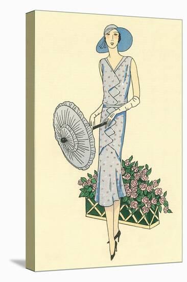 Fashion Illustration, 1930-null-Stretched Canvas