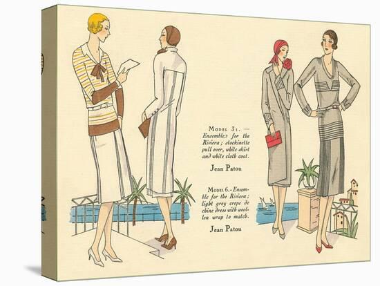 Fashion Illustration, Jean Patou-null-Stretched Canvas